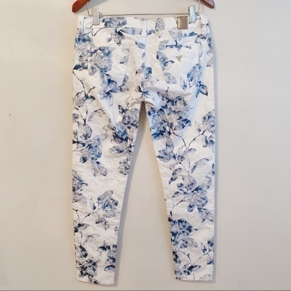 Guess Skinny Ultra Low Rise Floral Printed Jeans - Picture 6 of 11
